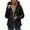 Black, variant on Streetwear Casual Lightweight Cotton Padded Jacket for Women Autumn Winter Fashion Outerwear L Size Beige