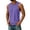 Purple, variant on srobpty Mens Summer Multi Color Sleeveless Round Neck Tank Tops Stretchy Breathable for Sports Daily Activities