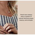 thumbnail image 2 of Collar con colgante de perlas de agua dulce brillar perlas cultivadas blancas, 2 of 5