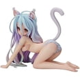 thumbnail image 1 of Figura de acción de anime de moda Liberation No Game No Life Cat Ear Girl Shiro Traje de baño Bikini Agachado Ver 7 cm, Conejo blanco sirviente arrodillado animación marco periférico adornos, 1 of 5