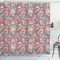 thumbnail image 1 of Ambesonne Flower Shower Curtain, Romantic Bridal Bouquets, 69"Wx70"L, Dark Coral Sage Green, 1 of 3