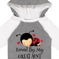 thumbnail image 4 of Inktastic Loved by My Great Aunt Boys or Girls Long Sleeve Baby Bodysuit, 4 of 5