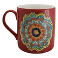thumbnail image 5 of Red Muladhara Root Chakra Zen Flower Of Life Mandala Circle Ceramic Mug Cup, 5 of 9