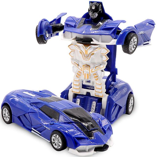 Kit de robot de deformación dos en uno, 12-13cm, deformación de un solo paso, modelo de coche de juguete para niños & #39;s, regalo de cumpleaños Afortunado Sencillez
