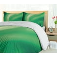 thumbnail image 4 of Ambesonne Aurora Borealis Duvet Cover Sets, Icy Pine Tree, 2-King, Fern Green, 4 of 5