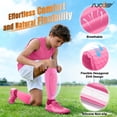 thumbnail image 4 of SUOSDEY Soccer Shin Guards Shin Defender for Kids Youth Adult,Women Men Ski Shin Guards Calf Compression Sleeve with Honeycomb Shin Pads, 4 of 8