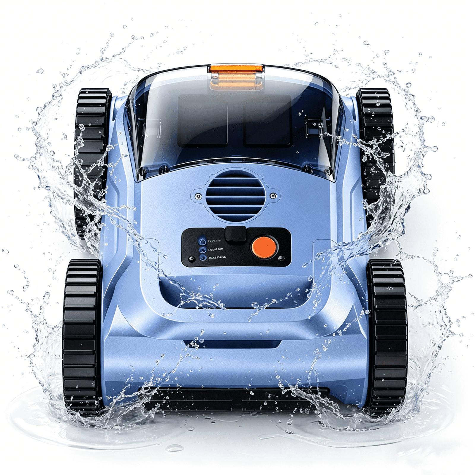 Seauto Robotic Pool Cleaner 180mins Runtime Cordless Pool Vaccum with Wall Climbing Function