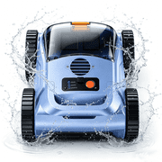 Seauto Robotic Pool Cleaner 180mins Runtime Cordless Pool Vaccum with Wall Climbing Function