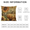 thumbnail image 5 of Welcome Soft Pillow Cover Elegant Outdoor Pillow Cushion Case Fall Flower Pumpkin Sunflower SquarePillowcases for Home Decor Office Home Gallery, 5 of 5