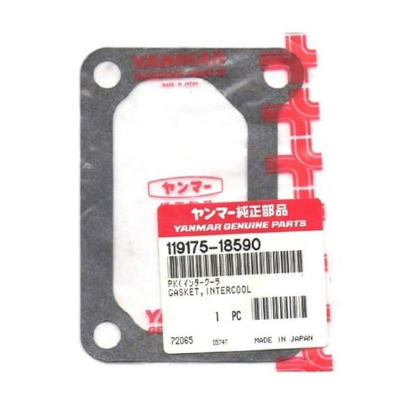 Yanmar 119175-18590 Air Cooler/Intercooler Gasket / 4LHA-DTE 4LHA-DTZE 4LHA-STE