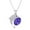 Purple, variant on Dolphin Beads Couple Necklace Collars Women's All Shiny Pendant Accessories Pendant Necklace Enamel Pendant
