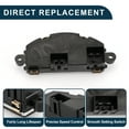 thumbnail image 3 of Unique Bargains HVAC Blower Motor Resistor No.68224171AA for Chrysler 300 2014-2017 Black, 3 of 6
