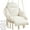 Cream White, variant on Hanging Chair, Hammock Chair with Large, Thick Cushion, Boho Swing Chair for Bedroom, Patio, Balcony, Garden, Holds up to 264 lb, Accessories Included