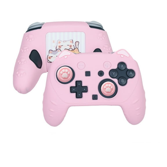 New Cat Paw Silicone Soft Shell Gamepad Sticker Skin For Switch 2 Pro/NS2 Pro Game Controller Case Thumb Stick Grip Cap Cover