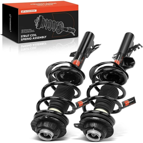 A-Premium Front Pair (2) Complete Strut & Coil Spring Assembly Compatible with Jeep Cherokee 2014-2022, Driver and Passenger Side