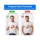 thumbnail image 4 of DTF Transfer Film 30 Sheets Double-Sided Glossy Clear Pretreat DTF Film PET Heat Transfer Pape A4(8, 4 of 5