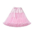 thumbnail image 2 of Baqcunre Tulle Skirts for Women Midi Long Fairy Skirt Tutu A-Line Mesh Layered High Elastic Waist Skirts One Pack Pink One Size, 2 of 3