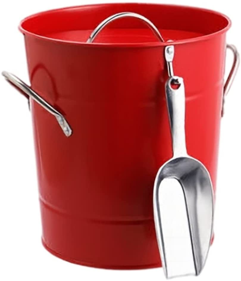 Details about   Better Homes & Gardens Galvanized Tin w/ Rattan Trim Ice bucket w Scoop 