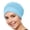 Light Blue, variant on Beemo Swim Caps for Women Swimming Turban Polyester Latex Lined Pleated for Ladies - Red