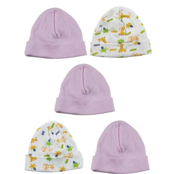 Bambini Girls Baby Cap (Pack of 5)