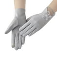 thumbnail image 2 of Ludlz Women UV Protection Sunblock Gloves Non-slip Driving Gloves for Summer Outdoor Activities, 2 of 4