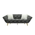 thumbnail image 5 of Chic Home Cheverny Sofa Two-Tone Textured Fabric Flared Arm Couch, 5 of 7