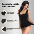 thumbnail image 4 of VASLANDA Women's Shapewear Tank Top Compression Firm Tummy Control Shaper Seamless Slimming Shaping Tanks Camisole, 4 of 7