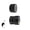gloss black 23mm, variant on Adjustable Furniture Support Legs Height Extenders Nonskid Aluminum Alloy Bed Risers For Sofa Chair Upgrade