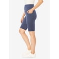 thumbnail image 3 of Woman Within Plus Size Stretch Cotton Pocket Bike Short, 3 of 6