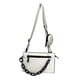 thumbnail image 5 of Bolsos de hombre, bolso de hombro, bolso bandolera pequeño, bandolera ajustable, casual Blanco, 5 of 9