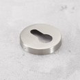 thumbnail image 4 of Euro Lock Escutcheon Couvercle de Trou de Serrure Rond en Acier Inoxydable Adapté pour Porte Porte en Bois Anti-Vol, 4 of 5