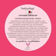 Bodycology Moisturizing Body Cream, Coconut Hibiscus, 8 oz