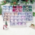 thumbnail image 4 of Adornos para árbol de Navidad, bolas decorativas de 6 cm, bolas colgantes de Navidad, caja de 12 unidades, 4 of 6
