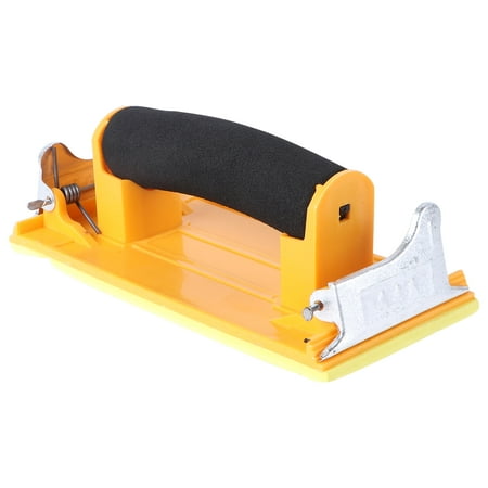 

OUNONA Hand Grip Sandpaper Holder Sponge Handle Handheld Sand Paper Frame Grinding Polished Tools For Walls Woodworking Polishing
