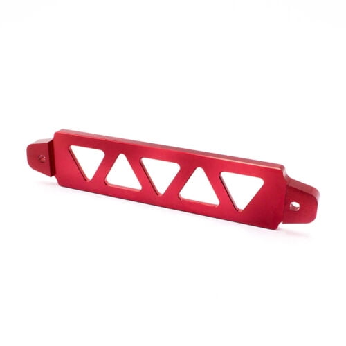 Red Aluminum Car Battery Tie Down Brace Holder Mount Bracket for Honda Civic EG