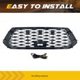 thumbnail image 4 of AMERICAN MODIFIED Mesh Grille w/ Amber Lights for 2016-2023 Tacoma, Matte Black, 4 of 11