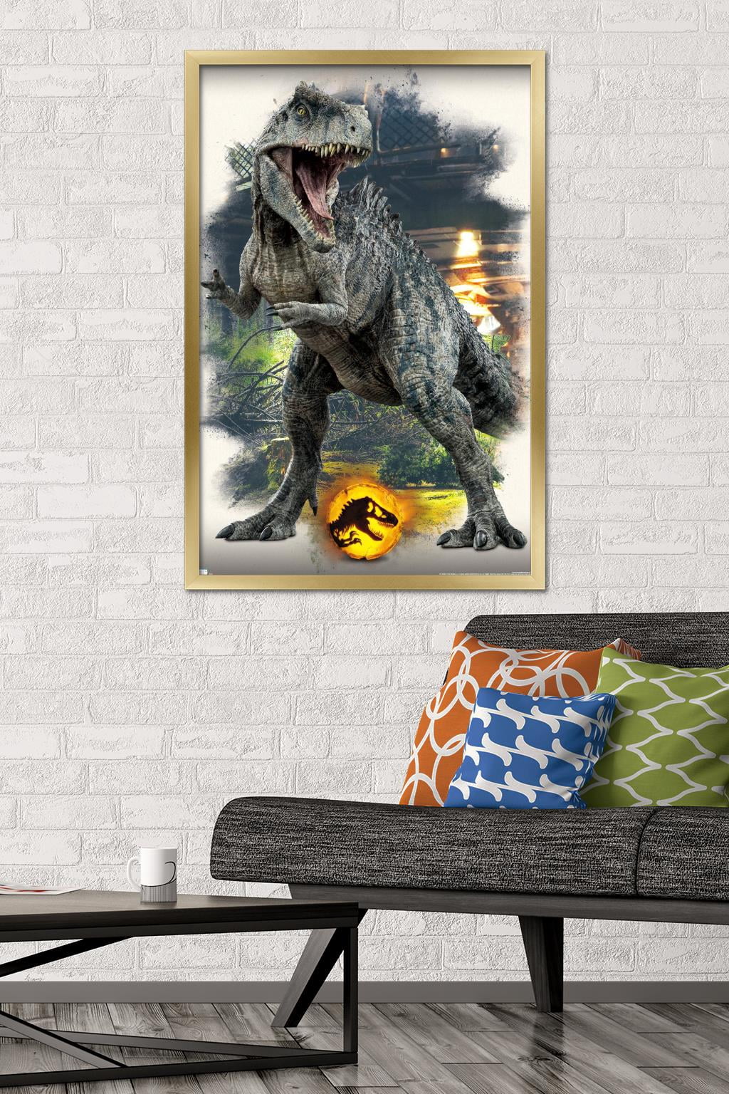 Jurassic World: Dominion - Giganotosaurus Focal Wall Poster, 22.375" x 34" Framed
