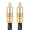 thumbnail image 4 of Premium Gold Plated Toslink Digital Optical Audio Cable (6 Feet) with Metal Connectors and Braided Jacket, 4 of 4