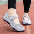 thumbnail image 2 of Zapatillas de deporte de verano 2022, zapatos de mujer para mamá, ocio, fondo suave, transpirable, zapatos para caminar de malla de aire, deportes para correr, 2 of 5