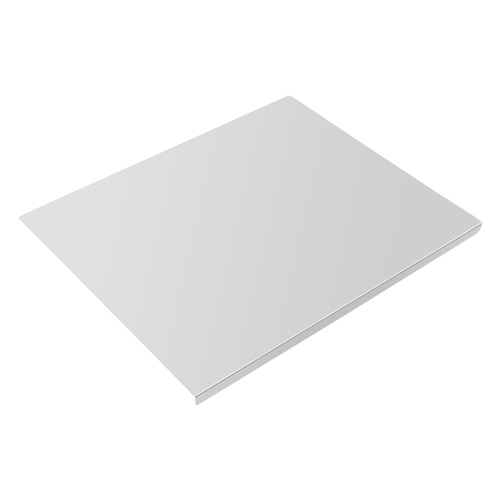 60*50*1.5cm Stainless Steel Chopping Cutting Board Counter Top Protector with L-shaped Folded Edge