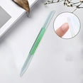 thumbnail image 4 of Bunblic 2xGlass Cuticle Pusher Professional Precision Filing Cuticle Remover Tool for Home , Green, 3 Pcs, 4 of 8