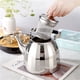 thumbnail image 4 of Tetera con infusor for estufa, tetera for hervir agua, café o leche, tetera de acero inoxidable 304, 4 of 6