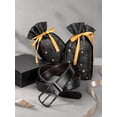 thumbnail image 2 of Punplita Men's Leather Dress Belt, Two Colors in One Black & Brown, Classic Prong Buckle, 2 of 6