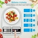 thumbnail image 4 of Bascula Digital Gramera De Cocina Pesa De 1 Gramo A 10 Kilos Capacidad máxima 10 g Balanza PortatilColor Blanco, 4 of 6