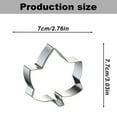 thumbnail image 3 of Under $5 1X Stainless Steel Cookie Cutter,Stainless Steel Cookie Cutter Maple Leaf B,Stainless Cookie Cutters Set Diy Cake & Griddle Shapes for Creative Baking and Cooking, 3 of 4