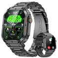 thumbnail image 4 of TUTT Military Smart Watch for Men | 3ATM Waterproof 1.96" Display,  Health & Fitness Tracker iOS/Android, | B8, 4 of 17