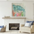 thumbnail image 2 of Stupell Industries Rustic Sea Turtle Animal Animals & Insects Painting Gallery Wrapped Canvas Print Wall Art, 36 x 36, 2 of 7
