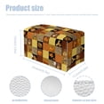 thumbnail image 3 of POLERO Tissue Box Cover PU Leather Car Tissue Holder Rectangular Waterproof Facial Paper Organizer Dispenser for Bathroom, Vanity Countertop, Tabletop, Thanksgiving Theme, 3 of 7