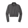 thumbnail image 3 of District Women's V.I.T. Fleece 1/2-Zip DT6111, 3 of 3