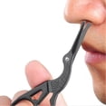 thumbnail image 4 of Nose Hair Scissors Ear Hair Remover Trimmer Curved Mustache Nose Scissors Stainless Steel Rounded Tip Shears For Beard Eyebrows Facial Hair Unisex(1pc, 4 of 5